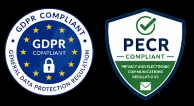 UK GDPR & PECR Compliant Badges